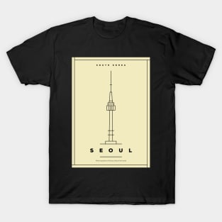 Seoul Minimal Poster T-Shirt